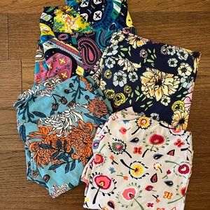 Lularoe Legging Bundle (4 pairs) - TC2